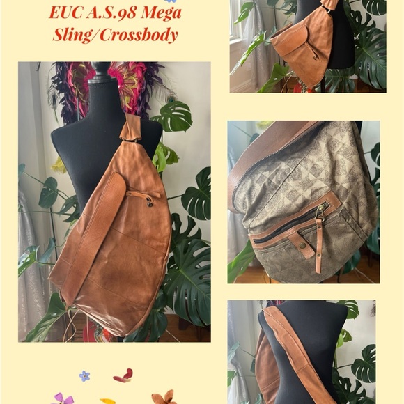 A.S.98 Handbags - A.S.98 Mega Sling/Crossbody. EUC